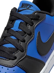 Nike Blue Youth Court Borough Low Recraft Trainers - Image 7 of 8