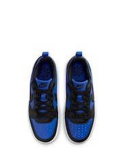 Nike Blue Youth Court Borough Low Recraft Trainers - Image 8 of 8