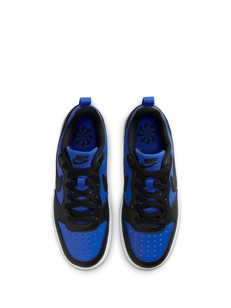 Nike Blue Youth Court Borough Low Recraft Trainers - Image 8 of 8