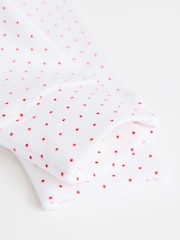 Red/White Baby Footed 100% Cotton Sleepsuits 4 Pack (0-3yrs) - Image 11 of 12