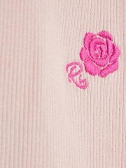 River Island Pink Bow Baby T-Shirt & Kickflare Legging Set - Image 3 of 4