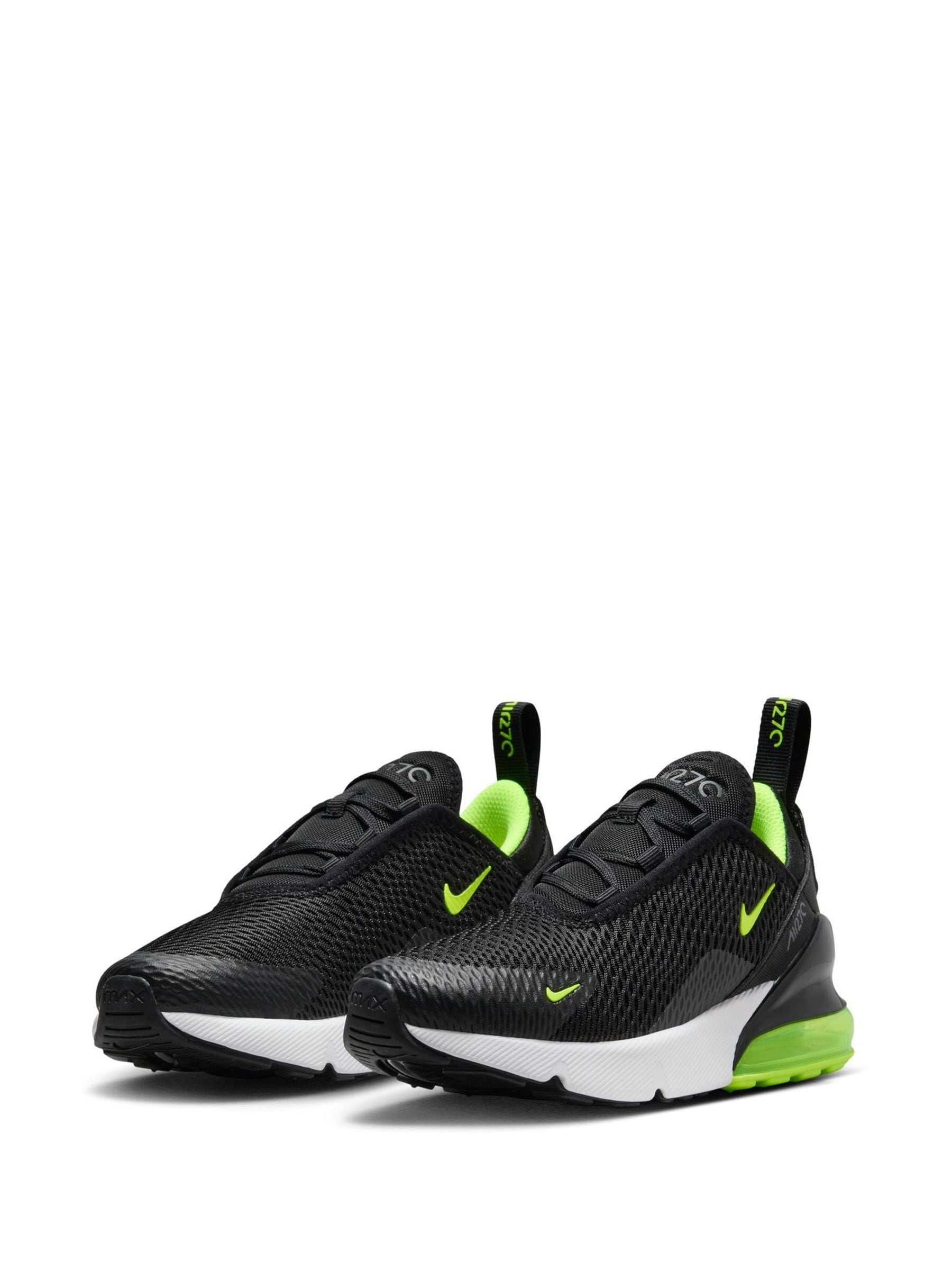 Buy Nike Black Lime Junior Air Max 270 Trainers from Next Germany