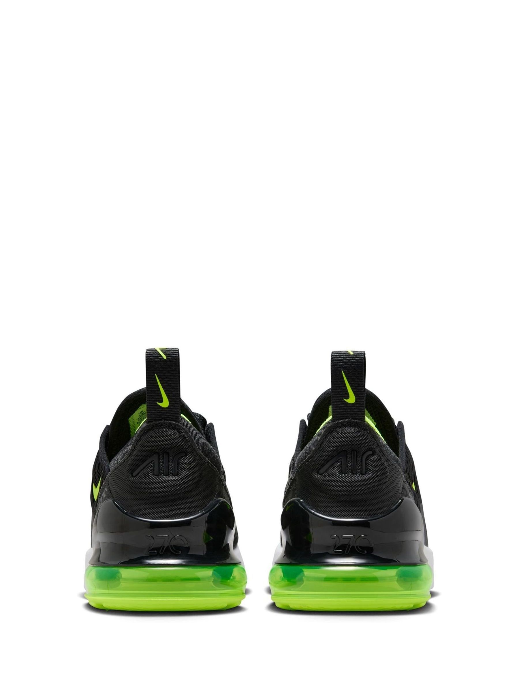 Nike air max 270 black volt green junior 2025