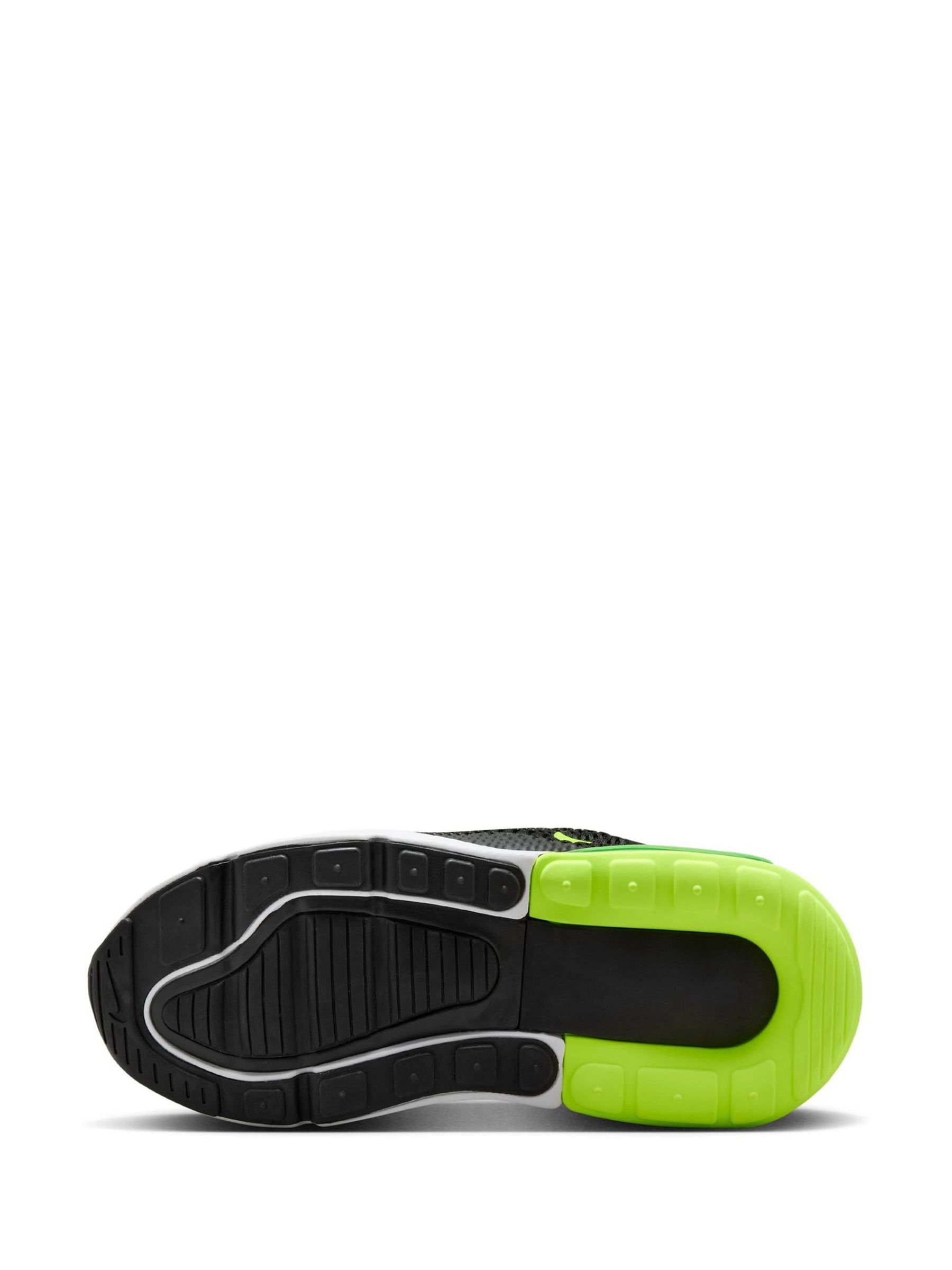 Nike Black Lime Junior Air Max 270 Trainers
