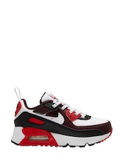 Nike Black/Red Junior Air Max 90 Easy On Trainers - Image 1 of 4