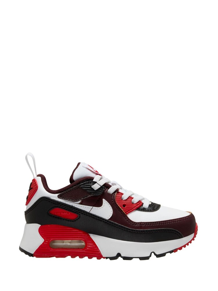 Nike Black/Red Junior Air Max 90 Easy On Trainers - Image 1 of 4