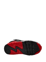 Nike Black/Red Junior Air Max 90 Easy On Trainers - Image 4 of 4