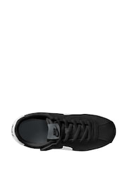 Nike Black Junior Cortez EasyOn Trainers - Image 3 of 9