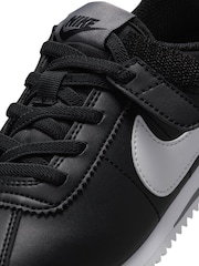Nike Black Junior Cortez EasyOn Trainers - Image 8 of 9