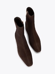 Carvela Brown Padova Suede Ankle Boots - Image 1 of 4