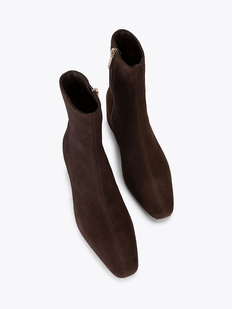 Carvela Brown Padova Suede Ankle Boots - Image 1 of 4