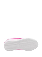 Nike White/Pink Junior Cortez EasyOn Trainers - Image 4 of 4