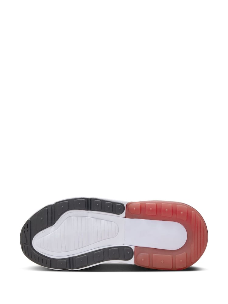 Pomarańczowy/biały - Buty sportowe Nike Junior Air Max 270 - Image 6 of 8