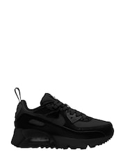 Nike Black Junior Air Max 90 Easy On Trainers - Image 1 of 4