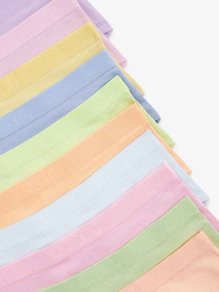 Multi Pastel Hipster Briefs 10 Pack (2-16yrs) - Image 3 of 3