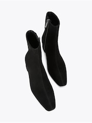 Carvela Black Padova Suede Ankle Boots - Image 1 of 4
