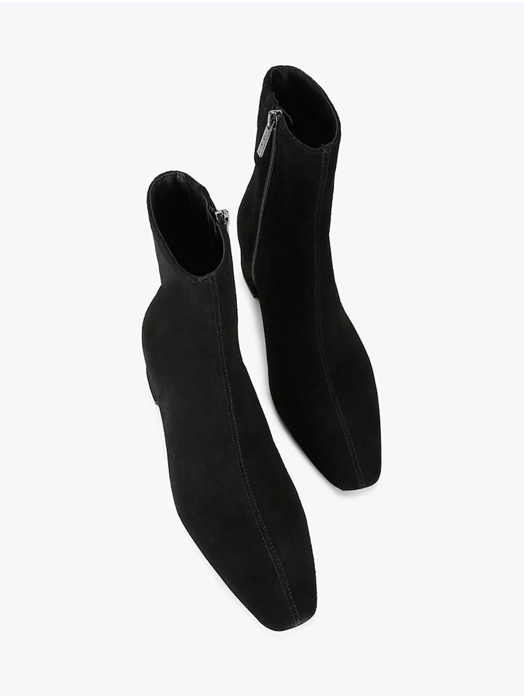 Carvela Black Padova Suede Ankle Boots - Image 1 of 4 Carvela Black Padova Suede Ankle Boots - Image 1 of 4