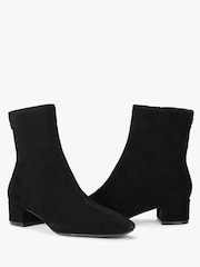 Carvela Black Padova Suede Ankle Boots - Image 3 of 4