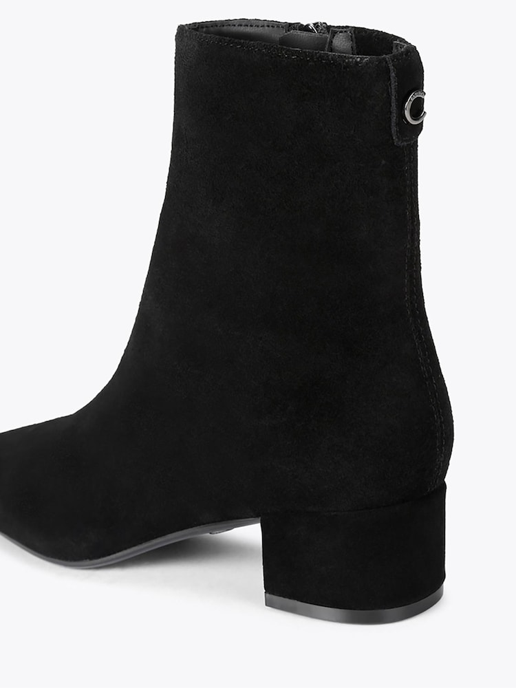Carvela Black Padova Suede Ankle Boots - Image 4 of 4 Carvela Black Padova Suede Ankle Boots - Image 4 of 4