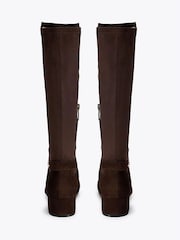 Carvela Brown Gaia Suede Knee Boots - Image 3 of 4