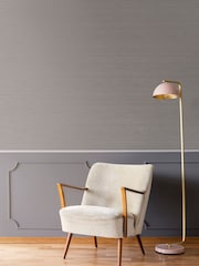 Art For The Home Light Grey Boutique Gilded Texture 10M Wallpaper - Image 1 of 3