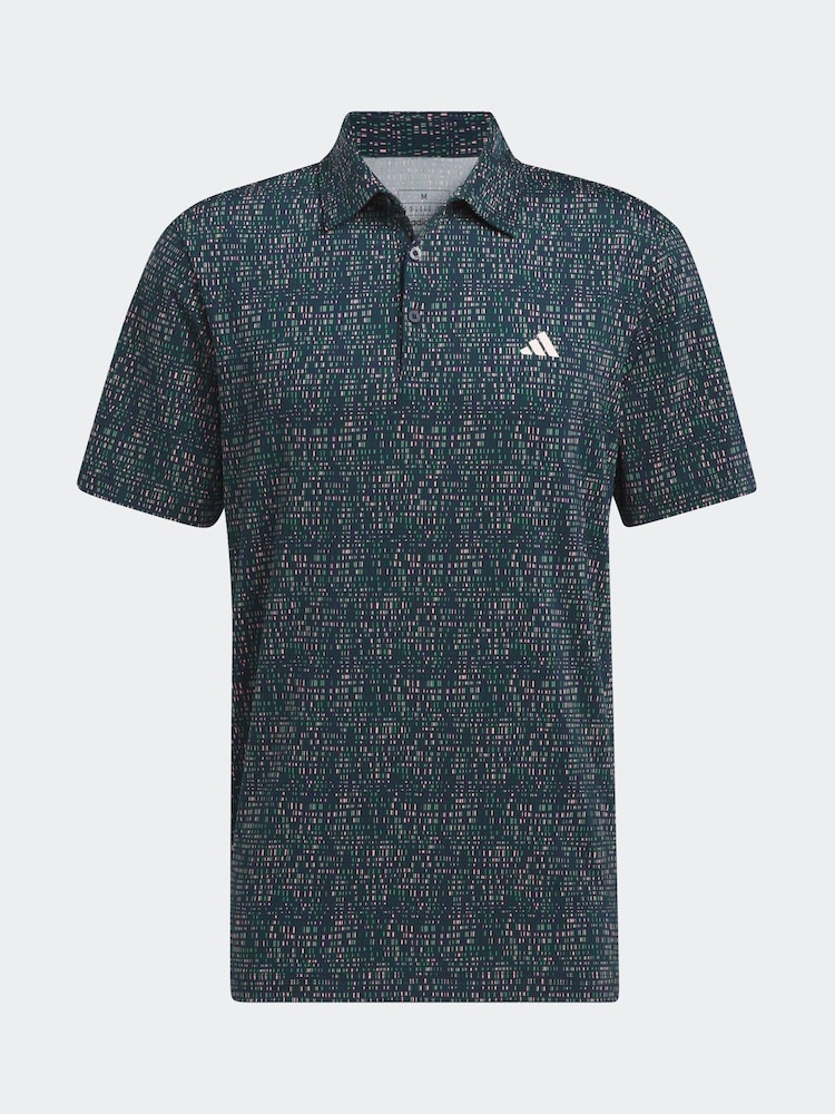 adidas Golf Ultimate365 Power Grid Print Polo Shirt - Image 5 of 5 adidas Golf Ultimate365 Power Grid Print Polo Shirt - Image 5 of 5