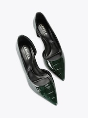 Carvela Alina D'Orsay 鳄鱼纹压花高跟鞋 - 4的图像2｝