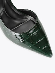 Carvela Alina D'Orsay 鳄鱼纹压花高跟鞋 - 4的图像4｝