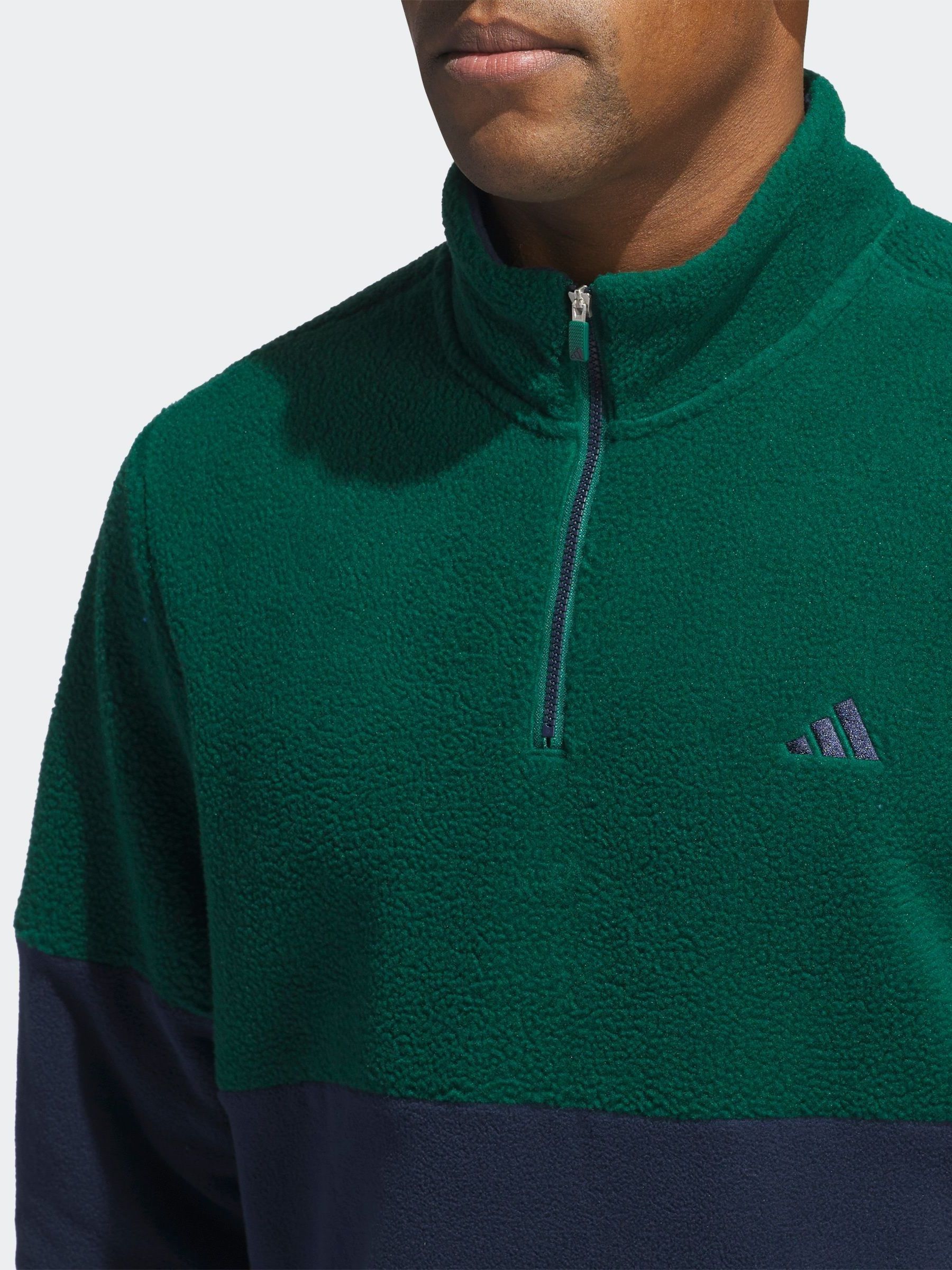 Adidas fleece quarter zip 2025