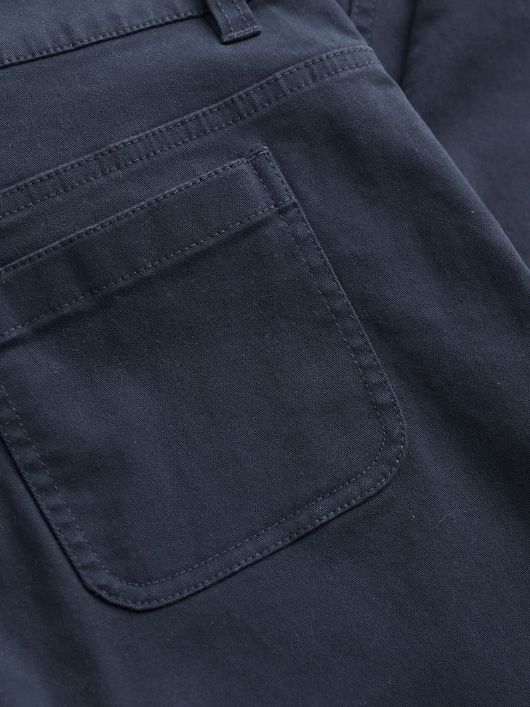 Seasalt Cornwall Blue Albert Quay Slim Fit Crop Trousers - Image 6 of 6