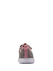 Clarks Grey Pewter Ath Flux Toddler Trainers - Image 4 of 7