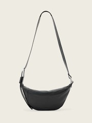AllSaints Black Luna Cross-Body Bag - Image 2 of 7