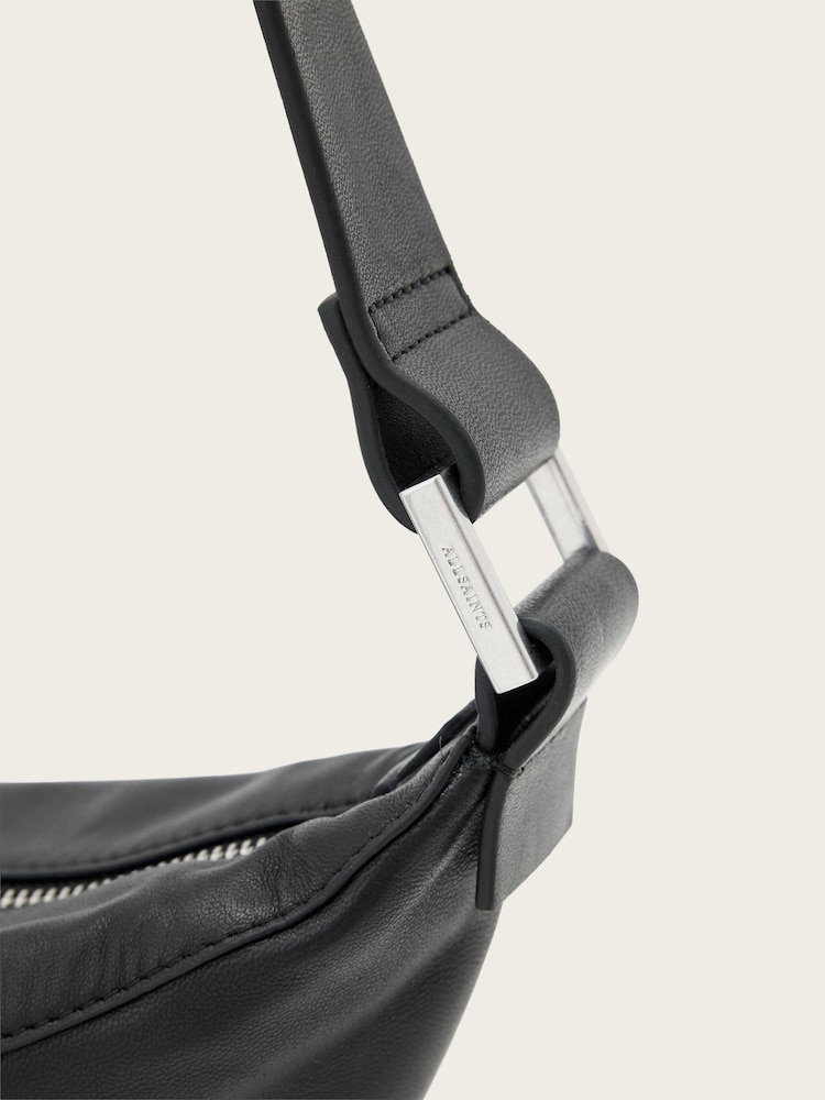 AllSaints Black Luna Cross-Body Bag - Image 7 of 7 AllSaints Black Luna Cross-Body Bag - Image 7 of 7