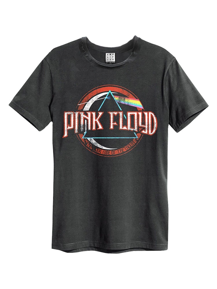 Amplified Grey Floyd On The Run Crew 100% Cotton T-Shirt - Image 4 of 4