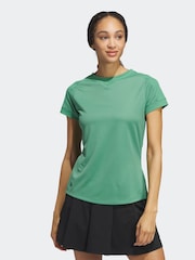adidas Golf Green Ultimate365 Rib Mix T-Shirt - Image 1 of 8