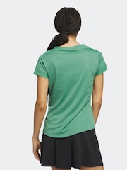 adidas Golf Green Ultimate365 Rib Mix T-Shirt - Image 2 of 8