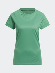 adidas Golf Green Ultimate365 Rib Mix T-Shirt - Image 8 of 8