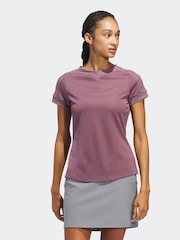 adidas Golf Green Ultimate365 Rib Mix T-Shirt - Image 1 of 7