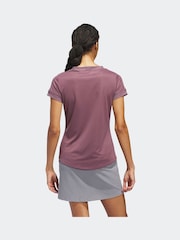 adidas Golf Green Ultimate365 Rib Mix T-Shirt - Image 2 of 7