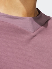 adidas Golf Green Ultimate365 Rib Mix T-Shirt - Image 5 of 7