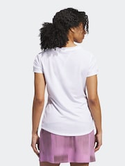 adidas Golf Green Ultimate365 Rib Mix T-Shirt - Image 2 of 7