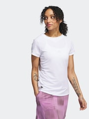 adidas Golf Green Ultimate365 Rib Mix T-Shirt - Image 4 of 7