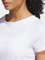 adidas Golf Green Ultimate365 Rib Mix T-Shirt - Image 6 of 7