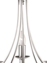 Searchlight Silver Candella 5 Light Chandelier - Image 4 of 4