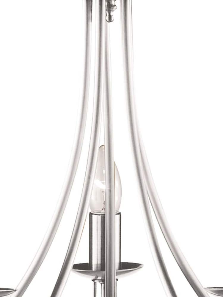 Searchlight Silver Candella 5 Light Chandelier - Image 4 of 4