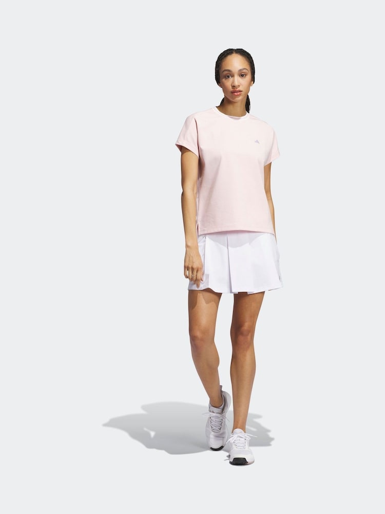 adidas Golf Pink Goto Crew T-Shirt - Image 3 of 6