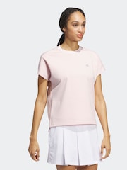 adidas Golf Pink Goto Crew T-Shirt - Image 6 of 6