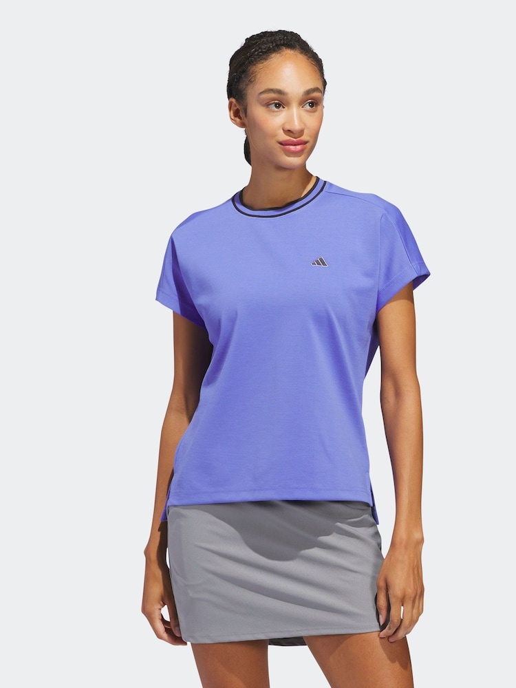 adidas Golf Pink Goto Crew T-Shirt - Image 1 of 7