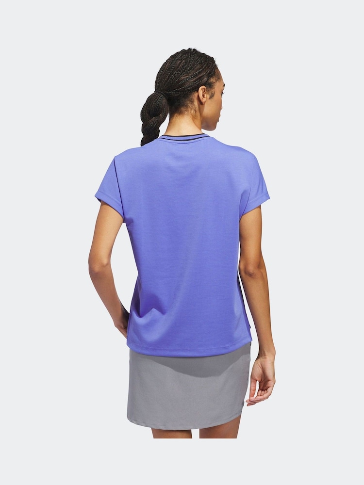 adidas Golf Pink Goto Crew T-Shirt - Image 2 of 7