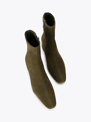 Carvela Green Padova Suede Ankle Boots - Image 3 of 4